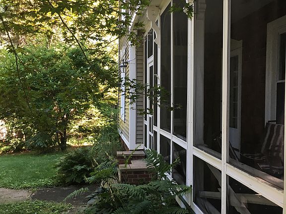 Screened front porch.