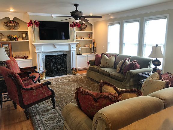 Family room, fireplace