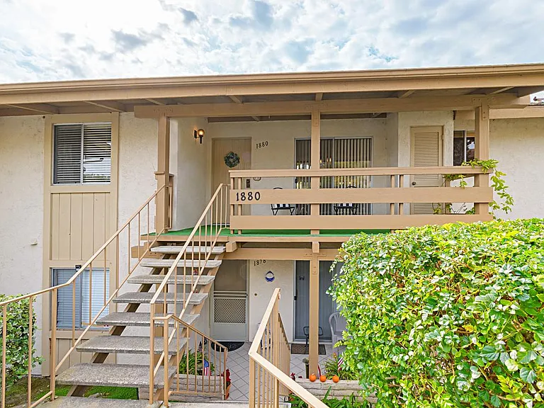 Upstairs condo