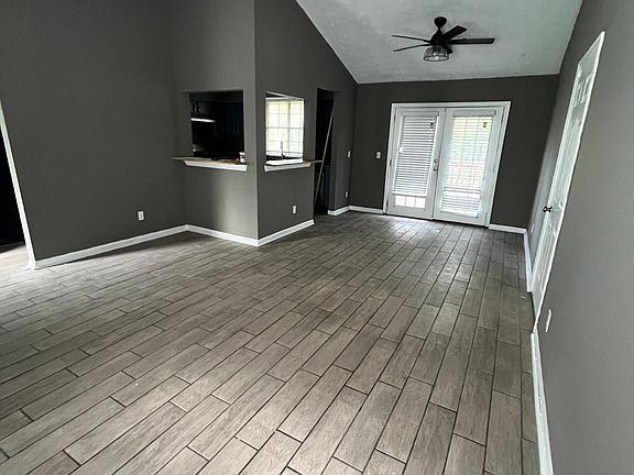 Living room open kitchen plan