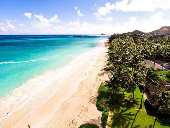 Kailua beach, right in front of the property!