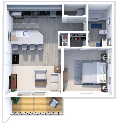 Floor plan The Montgomery