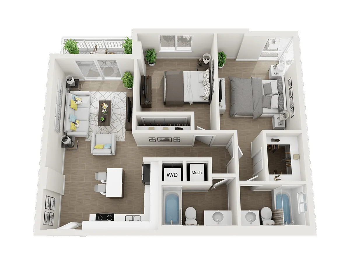 Floor plan Burley II