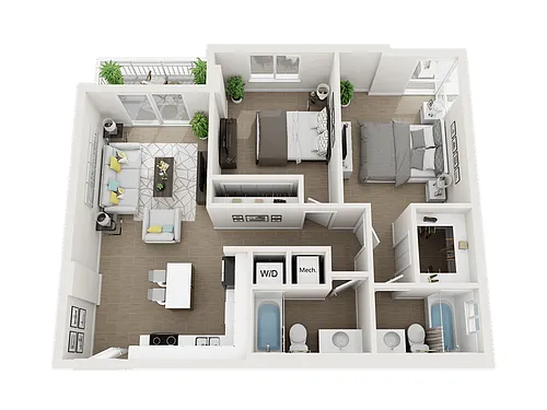 Floor plan Burley II