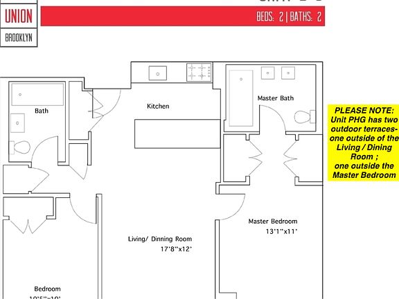 2nd image of 385 Union Ave #Penthouse G