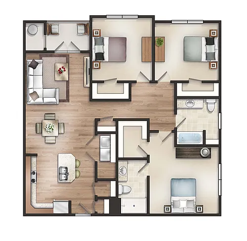 Floor plan The Charleston