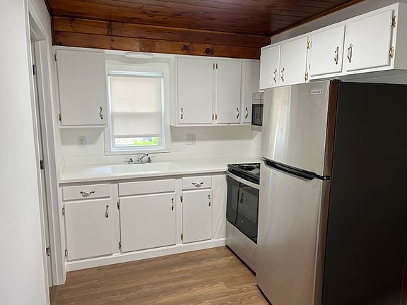 Kitchen with new stainless appliances