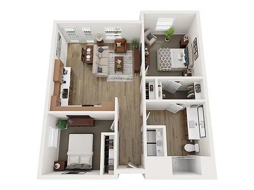 Floor plan 2x1A