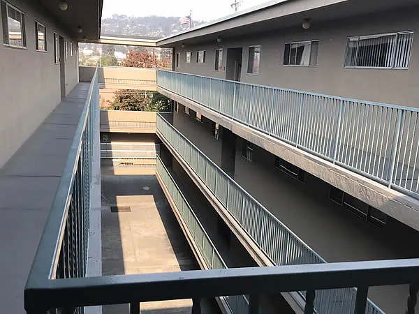 Private apartment entrances