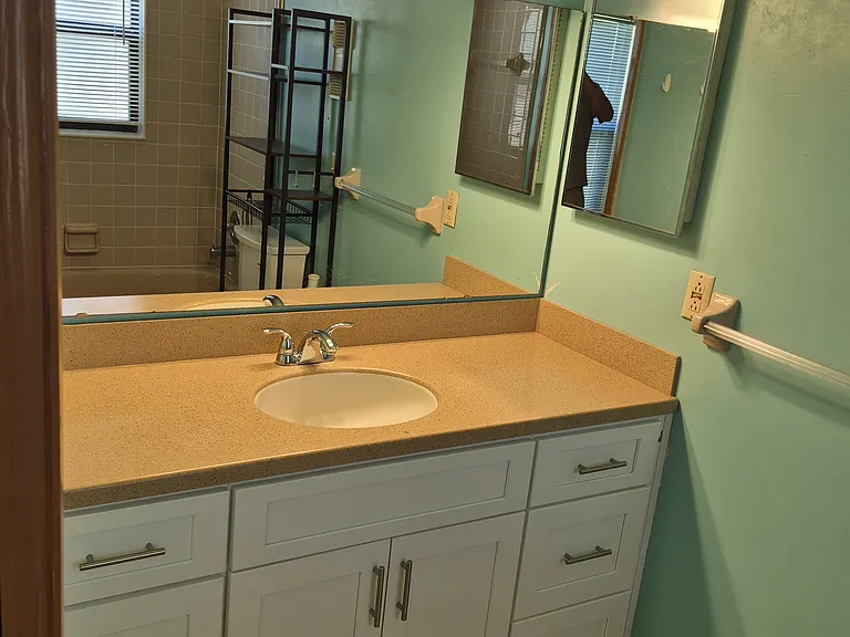 New master bath vanity