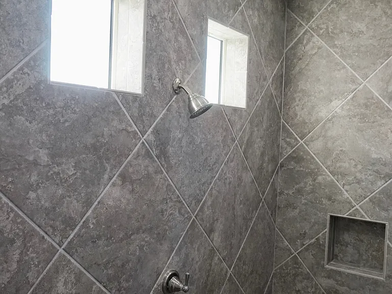 Master shower