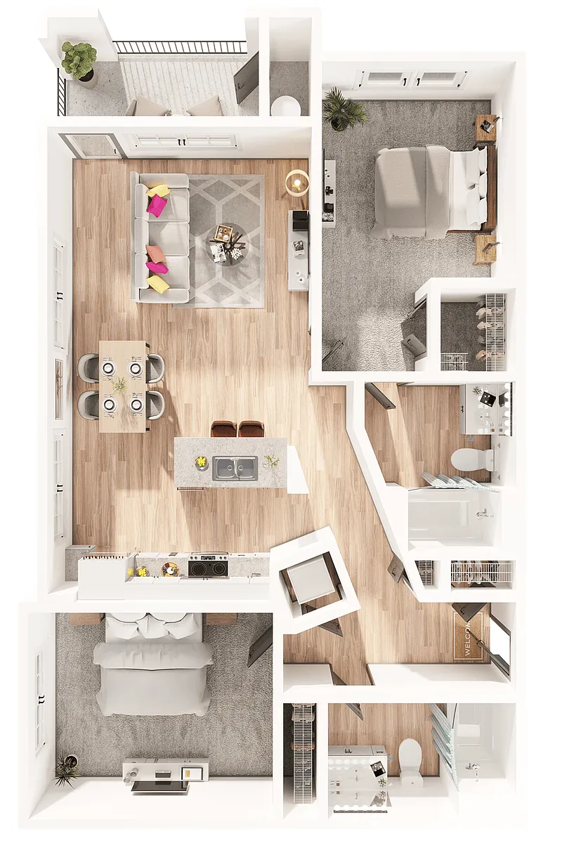 Floor plan B72