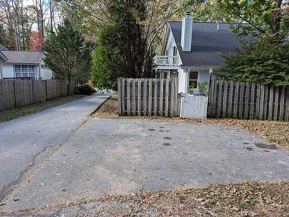 Rear of home with private parking