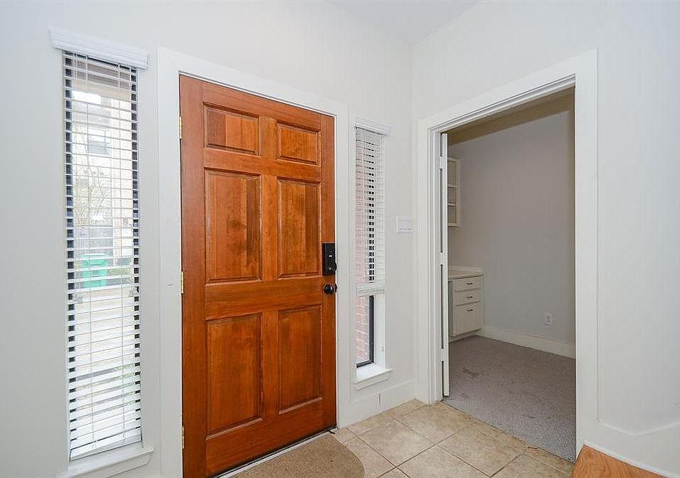 Front door and entry into office