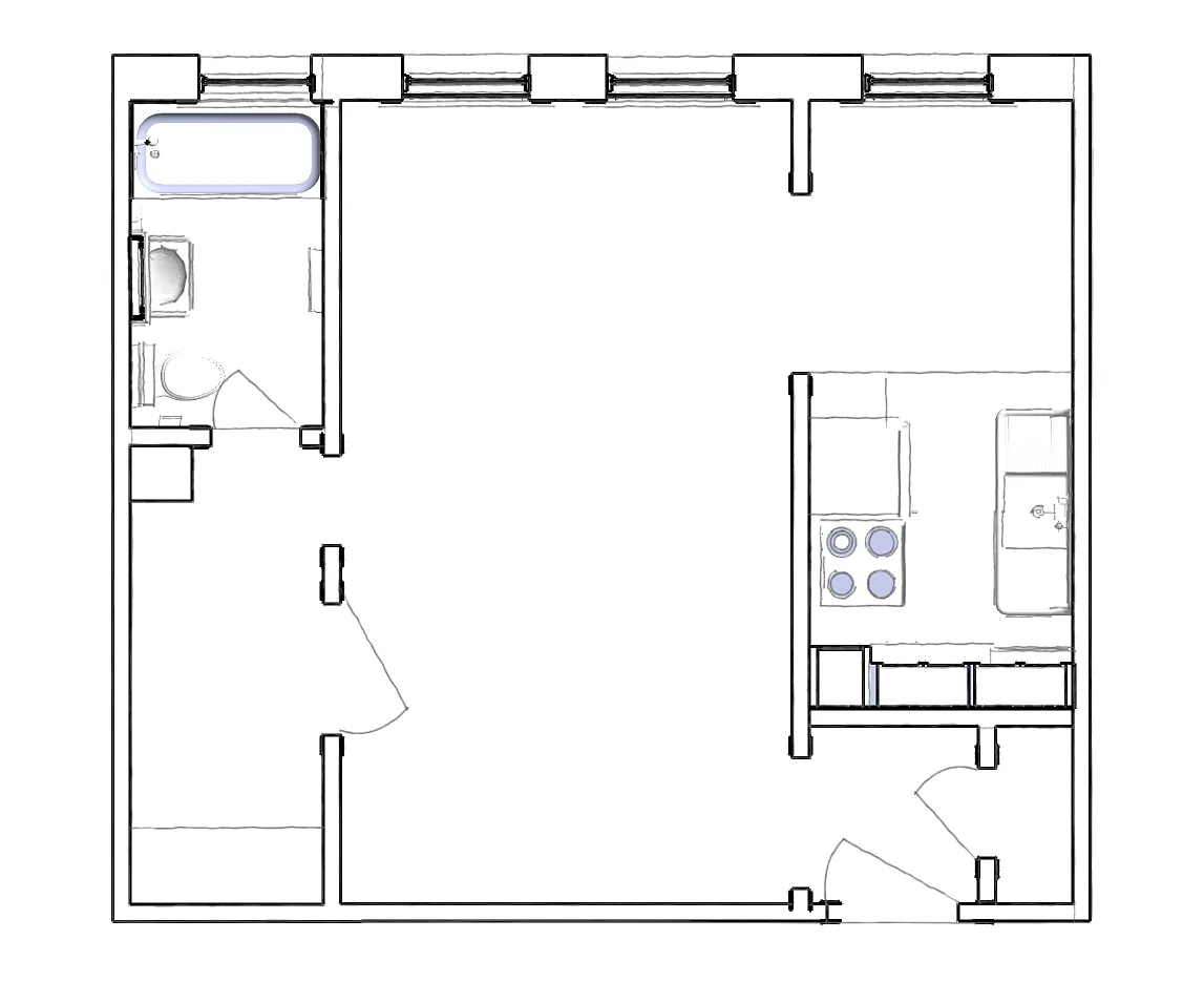Floor plan Studio