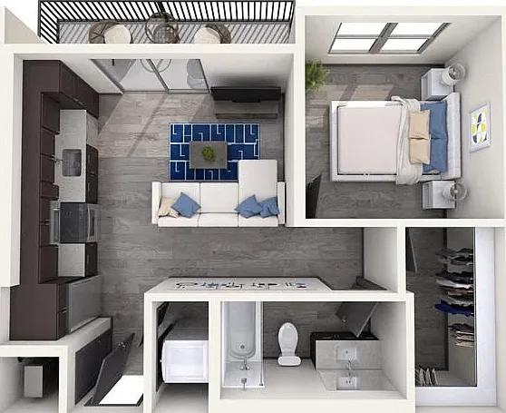 Explore this chic urban apartment, featuring a perfect blend of style and function. Explore this chic urban apartment, featuring a perfect blend of style and function.