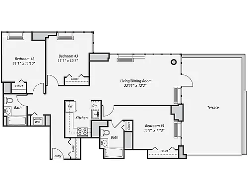 Floor plan C1 - TER