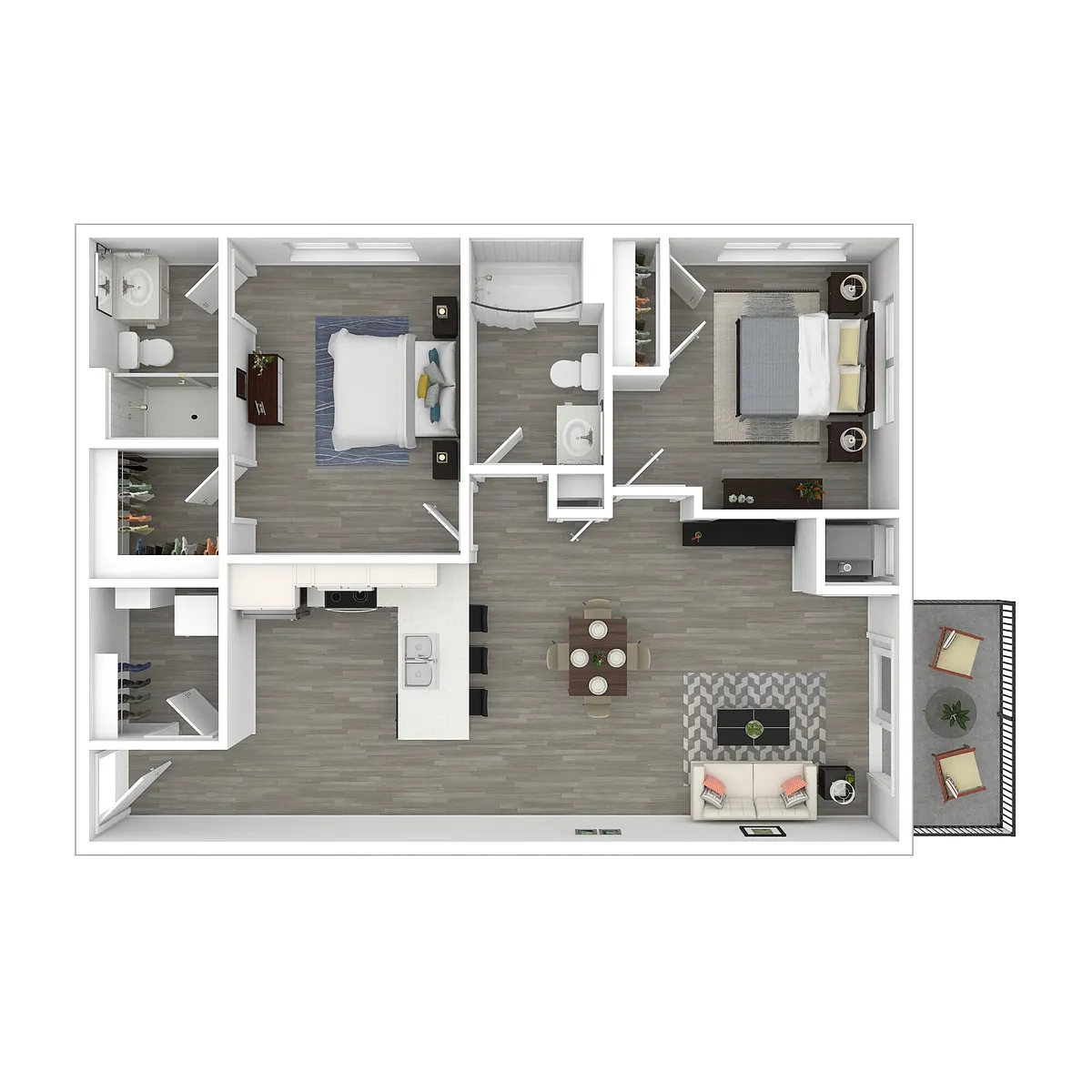 Floor plan 2BA