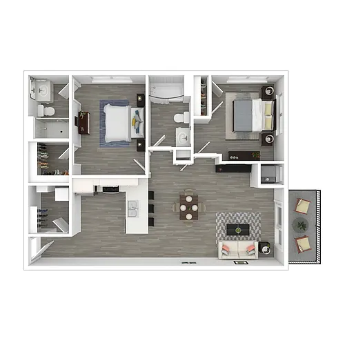 Floor plan 2BA