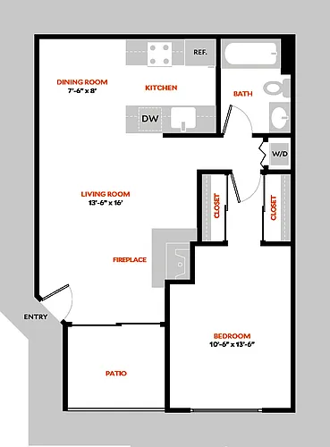 Floor plan Plan 1AR