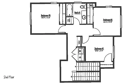 Floor plan 3x2B
