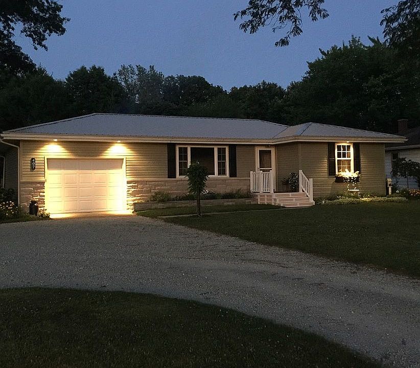 Front night view from road