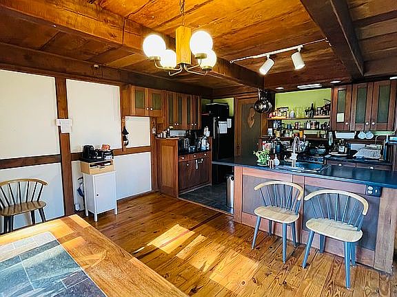 Dining and kitchen area