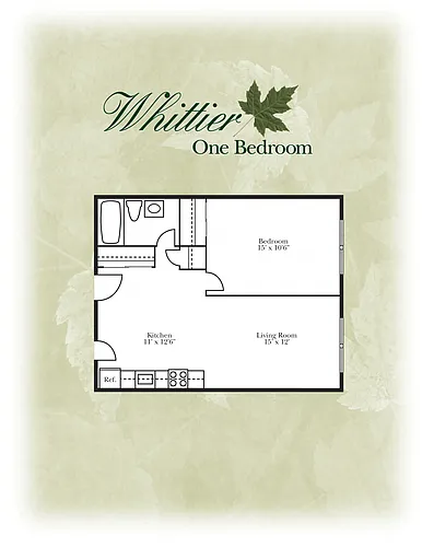 Floor plan The Whittier