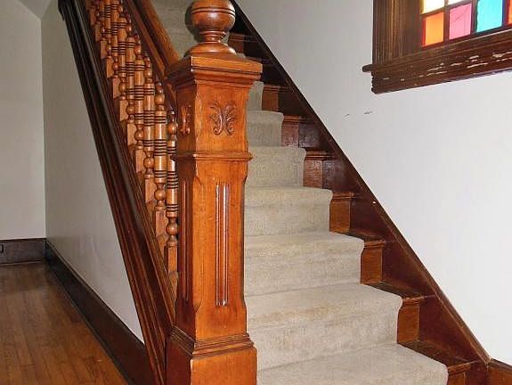 Foyer & Wooden Banister