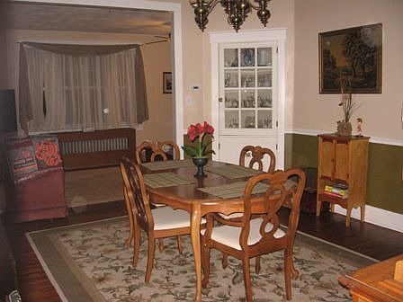 Dining Room-View Of Built-In Corner Hutch