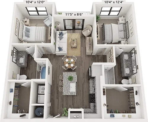 Floor plan B1