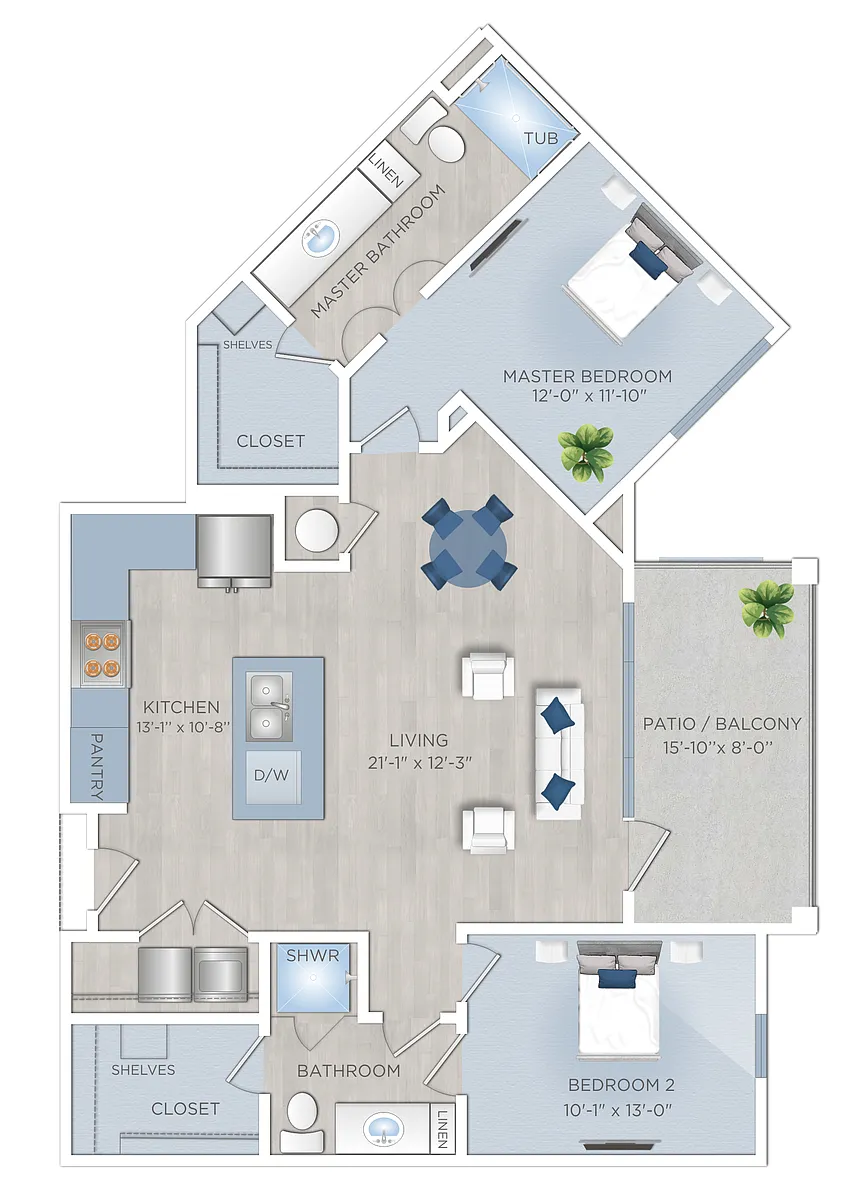 Floor plan B3