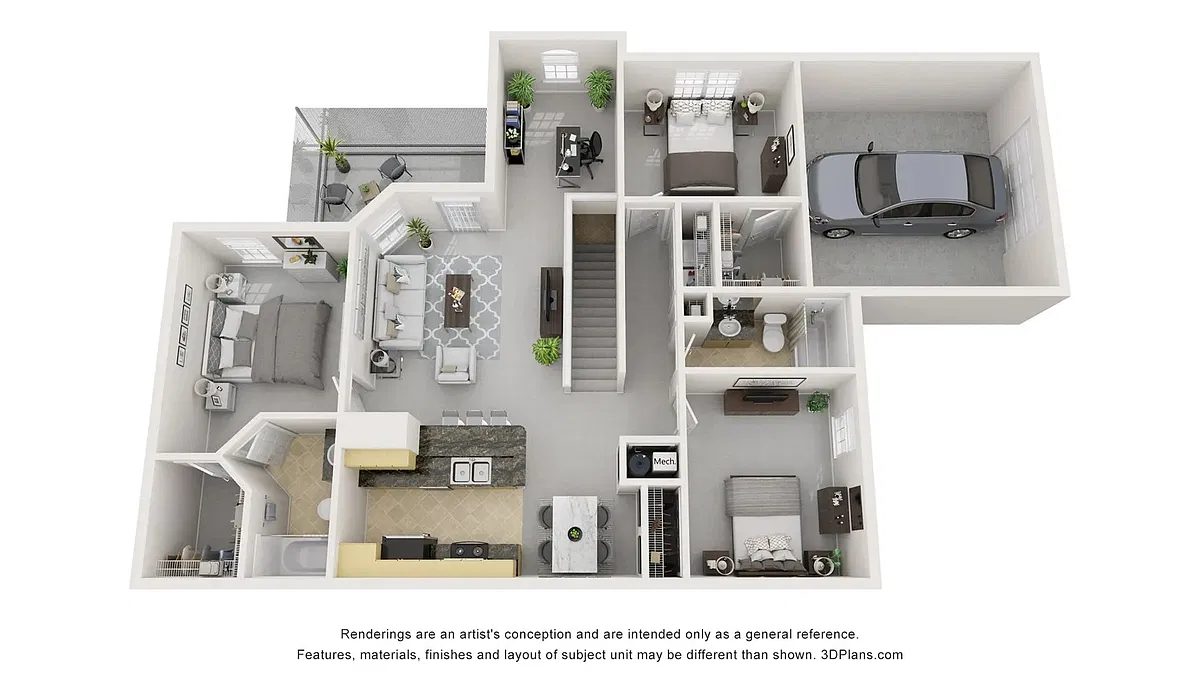 Floor plan The Viera with Garage