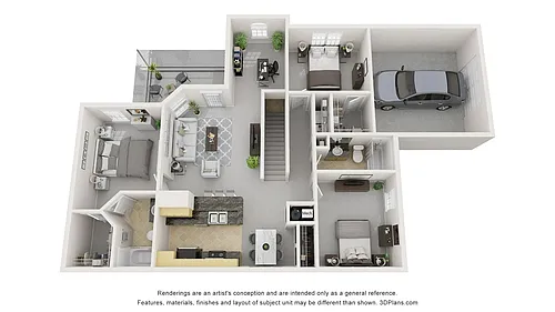 Floor plan The Viera with Garage