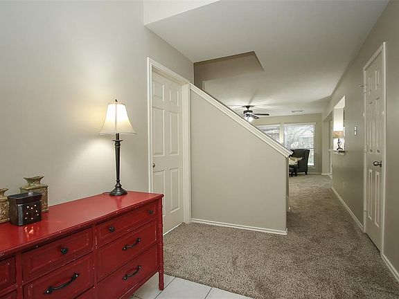 The interior of this home boasts fresh neutral paint on wall, ceilings and trim work.