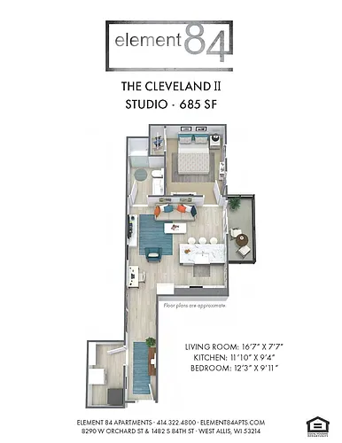 Floor plan Cleveland 2