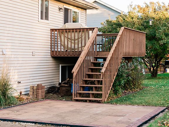 Deck and patio