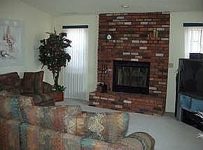 Living Room with Gas Fireplace