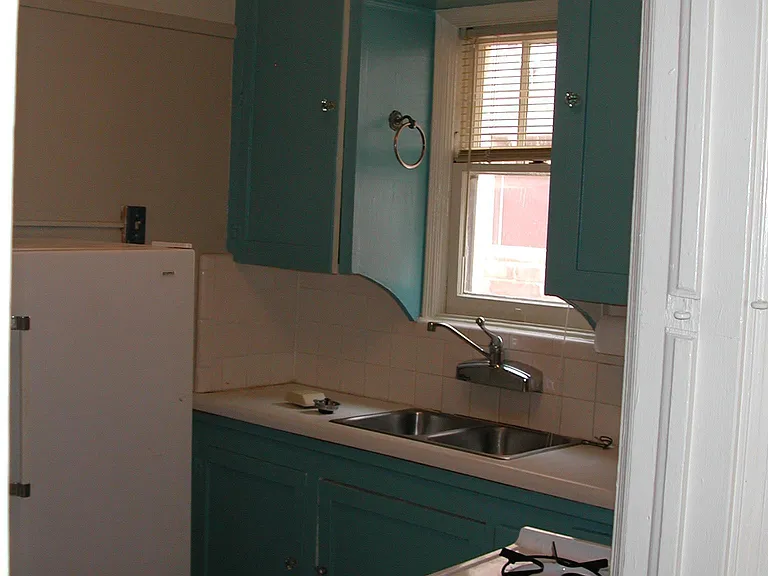 Kitchen from the living room