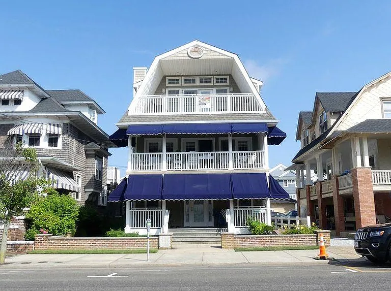 Front of triplex.