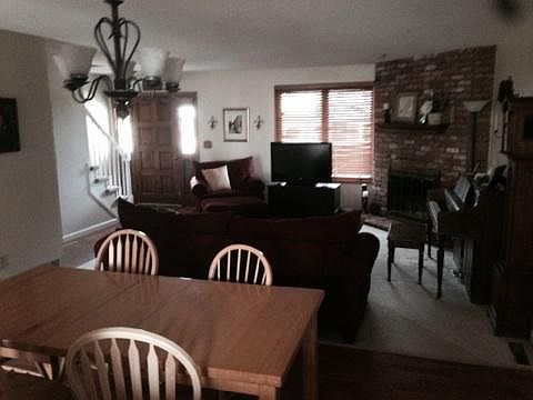 Living Room to front entry