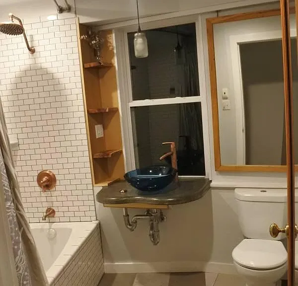 Bathroom window