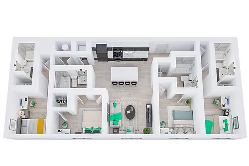 Floor plan 4BR/4BA - The Creeker