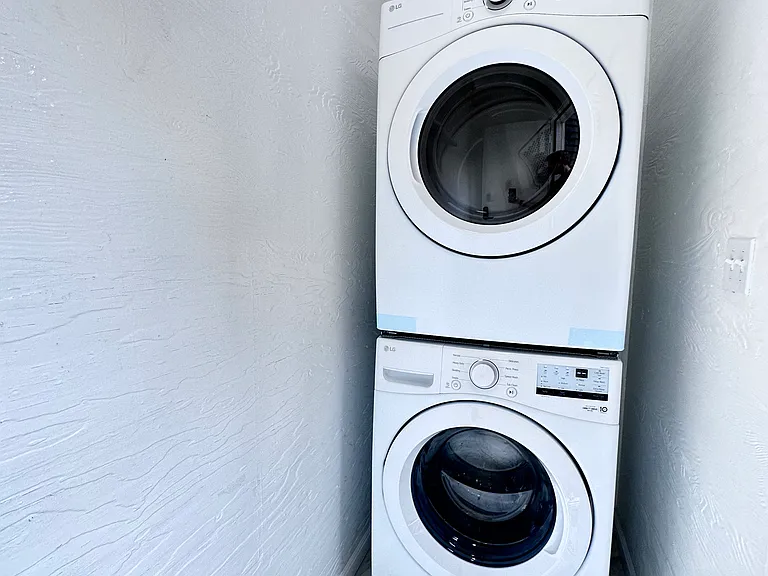 New washer and dryer included