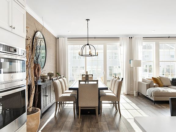 Dining area near kitchen