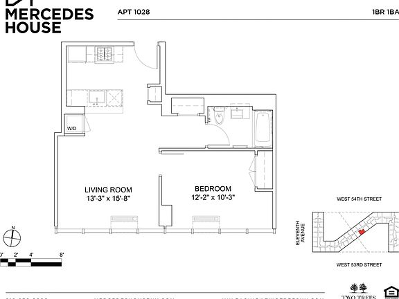 2nd image of 550 W 54th St APT 1028
