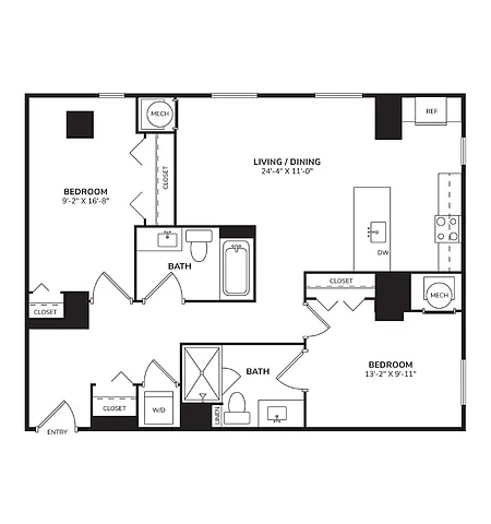 Floor plan B7