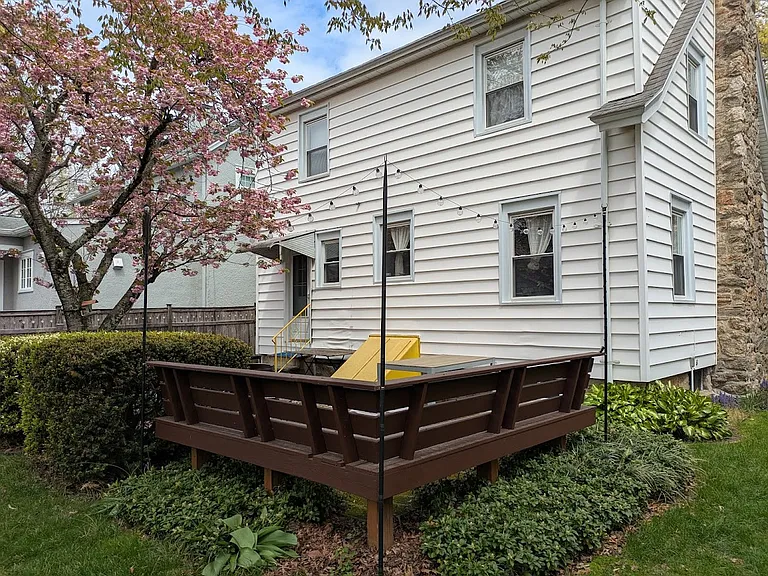 Patio and Bench