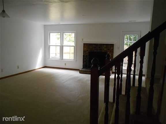 living room with fireplace