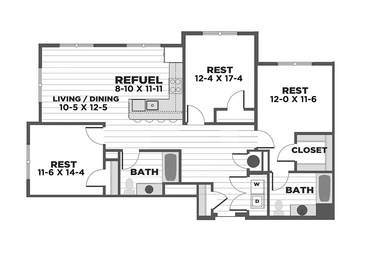 Floor plan C2B